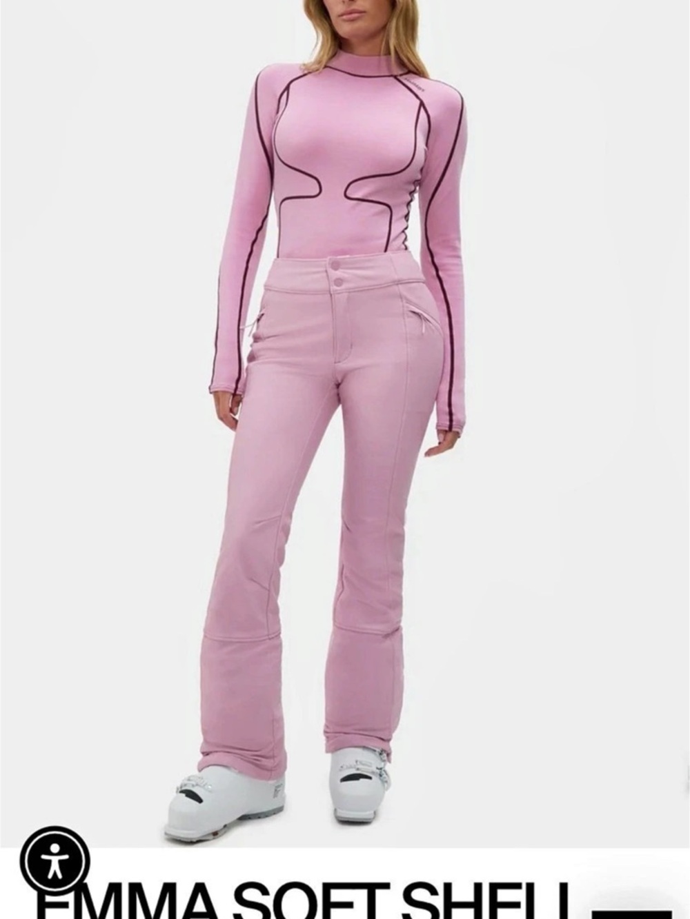 Halfdays Emma Soft Shell Pant Pink